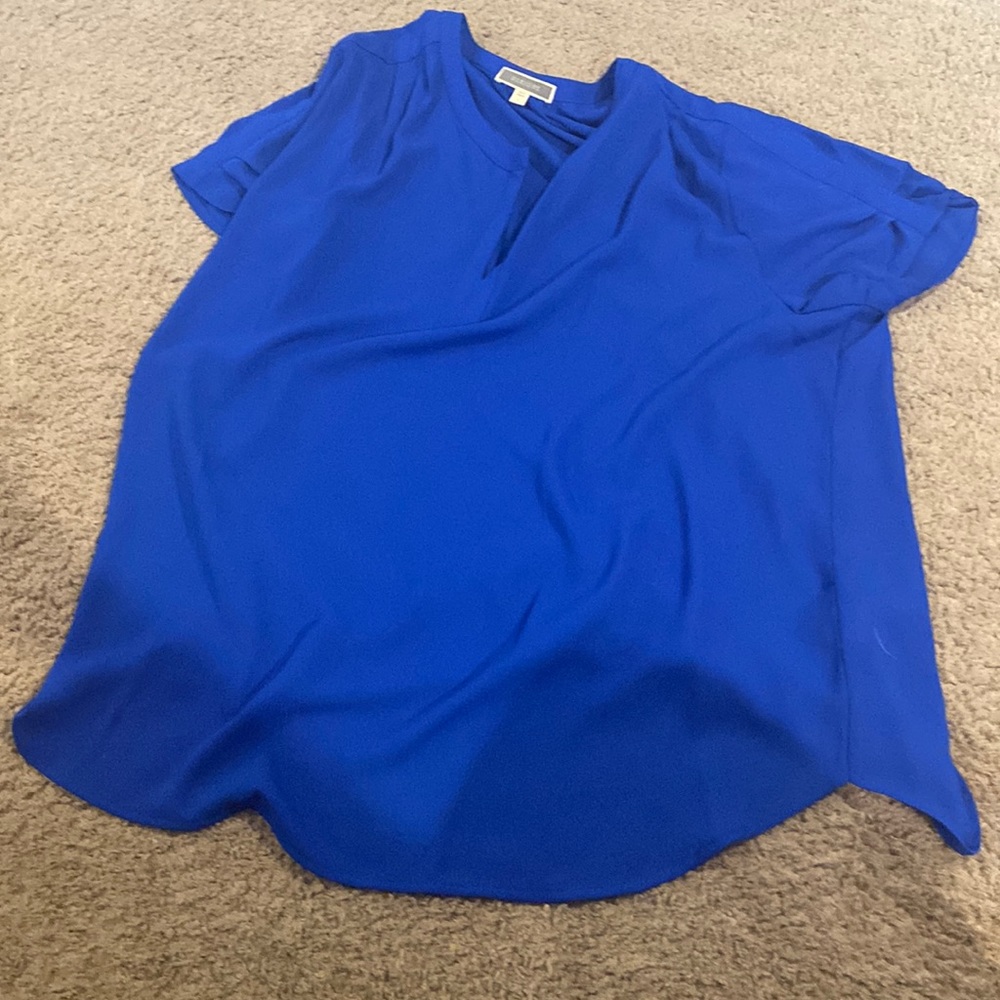 Womens blue blouse size large